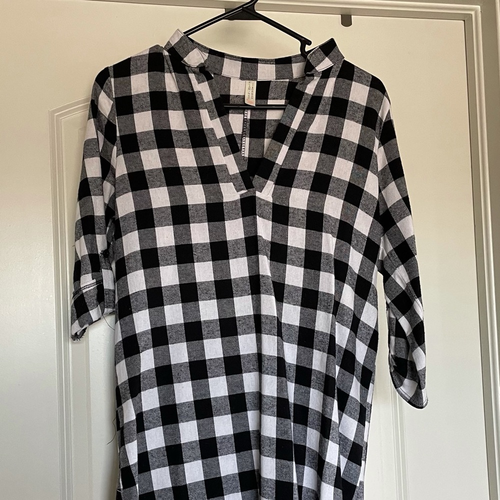 Plaid dress